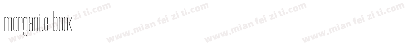 morganite book字体转换